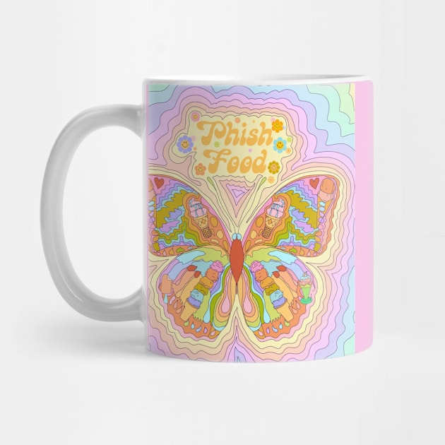 Phish Food - with background - 70s butterfly by Deardarling